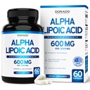 α Lipoic Acid 600mg 每服60 Capsules - 神经病和心血管健康抗氧化剂(ALA补编) - 第三方试验、非GMO、Gluten Free、Vegan和美国制造