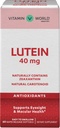 维生素世界40mg 60 快速释放软胶、眼部健康、视觉、抗氧化剂
