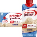 Premier Protein Shake, Vanilla, 30g 蛋白质, 11 fl oz, 包装 12 (包装 May Vary)