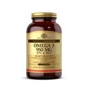 Solgar 三强Omega-3 950 mg, 100 Softgels - 支持心血管,联合与皮肤健康 - 心脏健康补充 - 基本脂肪酸 - 非转基因O, Gluten Free, Dairy Free - 100 Count