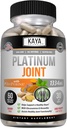 Kaya Naturals Platinum - Natural Made Bioperine, Glucosamine, Turmeric with Boswellia, 健康抗氧化剂属性,Turmeric Curcumin 1334mg - 60 卡普尔