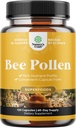 蜜蜂Pollen Pills for breast growth 120 Ct - Bee Pollen Supplement 1000mg 与自然产生的B 维生素矿物和酶服务 - 乳房支持补充 - 蔬菜非GMO & Gluten Free