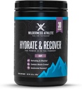 Wilderness Athlete - 水合物和回收 QQ液态水合物 电解液 饮料 混合剂 - 与Bcaas更快的回收 水合物 含有1000毫克维生素 C - 30 service Tub(葡萄)