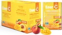 Ener-C 桃子 芒果 多维特敏 饮料 混合粉 维生素 C 1000mg和电解质 具有真实水果汁 自然能源与免疫支持 女性与男性 - 非GMO Vegan & Gluten Free - 30 Counter