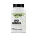 NutraBio Chelated 铜纤维化补充剂(3mg),免疫支持-铜纤维补充剂-90 Capsules