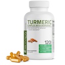 Bronson Turmeric Curcumin with BioPerine - 高概率 Premium 联合支持 95% 标准化 Curcunios - 非GMO Capsules with Black Pepper - 120 计数