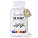 完成妇女科拉根卡普尔:1800mg、I型、II型、III型、V型、X型,用于头发、皮肤、钉子、联合和骨健康、高吸收、抗衰老、非GMO、无胶囊90