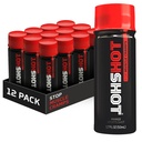 HOTSHOT 运动射击肌肉切片救济,所有天然液体运动饮料,科学证明,为腿部和夜间切片,自豪的NSF获得体育认证(辣芒果)(1.7 Fl Oz)(12包)