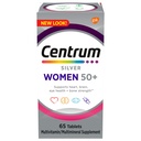 Centrum Silver Women's Multivitamin for Women Plus, Multivitamin/多minar 配有维生素D3, B 维生素,非GMO成份,支持对老年人的记忆和认知——65Ct