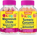 (原始内容存档于2018-09-21). Wellyeah Magnesium Citrate Kids + Turmeric Curcumin Kids, Gummys Bundle - Great Tasting, Vitamin Supplement, Gluten Free, GMO Free, Chewable Gummy (英语).