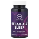 MRM 营养 放松 - 全部 睡觉 帮助你沉睡 休息 + 休息 与Melatonin + Ashwagandha + 愉快的晚安 没有感觉的恶心 + Vegan + Gluten Free + 30 服务