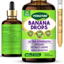 YESNATURE 香蕉消化剂(BANANA) - 用天然抽取剂对香蕉的口味支持 - 促进健康消化和规范 - 无糖、非GMO - 60ML