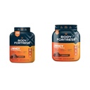 机体要塞 100% Whey, Premium 蛋白粉, 巧克力, 3.9升(包装 May Vary) & 100% Whey, Premium 蛋白粉, 巧克力, 1.78升(包装 May Vary)