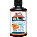 Barlean的眼部补救补充剂,Tangerine Flavored鱼油液,配有Lutein、Astaxanthin和Zeaxanthin,1,000mg Omega 3 EPA DHA,眼部护理补充剂,16 oz