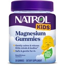 Natrol Kids Magnesium Citrate Gummys, Gently calm and Relax Little Minds and Bodys, Plus 支持健康肌肉放松与功能, 30 Razzilicious Gummys, 最多30天的供应量
