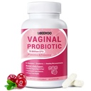 Vaginal Probiotics for Women, 70 Billion CFU for Vaginal Health, pH Balance, Urinary Tract, Digestive with Prebiotics, Organic Cranberry & D-Mannose for Vaginal Odor & Flora Supplements - 60 Capsules