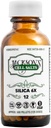 Jackson的#12 Cell Salt Silica 6X(500 Pellet瓶) - 认证 Vegan,Lactose-Free Schuessler 组织 Salt Silicea 6X(美国马德)