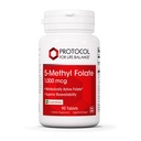 生命平衡议定书 5-Methylfolate 1000mcg - 高级甲基Folate生物利用率 - 用于大脑支持 - 女性和男性的Folate补充 - Kosher & Vegan - 90 Tabs