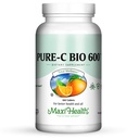 维生素C Complex 600 mg Supplement – 建议配有柠檬生物氟化物,钙和磷的每日维生素C 片剂 – Immune健康支持 – Pure-C Bio 600 非GMO,VIT C Vegan 180 片剂