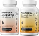 纯羟氨酸250毫克,维生素C 50毫克+维生素D3 50 000 IU 补充Combo