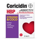 Coricidin HBP Decongestant-Free Cough and Cold Medicine - 为高血压、咳嗽、Runny Nose、喷嚏和冷症状(16个计数)特别设计的缓解措施