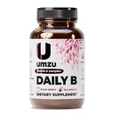 UMZU Daily B 100% 完整的维生素B 配有 B1, B2, B3, B5, B6, B7, B9 和 B12配有 Folic Acid → 支持自然能源生产和认知功能井(30日供应 → 30 Capsules)