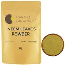 CARMEL ORGANICS NEEM Leaves Powder → 8 Oz 或 227 Grams → Natural → GMO → 没有添加的防腐剂或添加剂 → Azadirachta Indica 粉