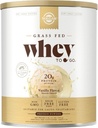 Solgar Grass Fed Whey to Go, Vanilla - 2 lb - Grass-Fed Whey 蛋白粉 - rBGH 自由,非GMO,Gluten 自由 - 36 服务