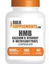 Bulk Assupports.com HMB Capsules - as Calcium HMB Assuppose, Beta-Hydroxy Beta-Methylbutyrate - Gluten Free, 6 Capsules per service (3000mmg), 360 Counter (Pack of 1) (中文(简体) ).
