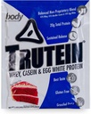 体营养 特鲁泰因高蛋白粉:45% Whey,45% Casein,10% Egg White,无胶,低钠,草药 Whey蛋白粉,Gym补充和早餐摇摆,红天鹅绒蛋糕,34g样本