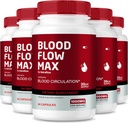 (5 Pack) 血液流 Max Capsules, 血液流 Max 高级血液支持公式, 健康血液流通最大强度补充剂, 总体健康的所有天然药丸, 评论(300 Capsules).