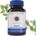 康复治疗纯有机蒜类-心脏健康和免疫系统支持(120 Vegan Capsules)