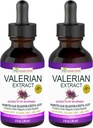 ELP ESSENTIAL Valerian 根提取器 滴滴 | 2 fl oz | 无糖 无酒精 无转基因液体 2 包