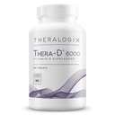 Theralogix Thera-D 6000 维生素D补充剂 - 6000 IU(150 mcg) 维生素D3片 - 90天供应 - 男女免疫支持补充剂 - 艾滋病骨骼和心脏健康 - NSF认证 - 90片