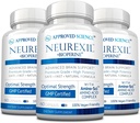 获批科学 Neurexil - 与DMAE的自然诺热带支持 - 增强大脑功能,锐利清晰,布尔记忆 - L-Tyrosine, Ginkgo Biloba, Huperzine A, BioPerine - 3个月供应