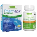 Pharmepa Recover & Longvida Lipided Curcumin 500 mg Bundle, 1000 mg Pure EPA Omega-3 鱼油和超生物可获性 Curcumin, 作者:Igennus