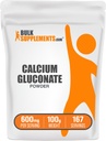 Bulk Assupports.com Gluconate Powder-Calcium Assupports, Easuly Absorbed- Unfavored & Gluten Free, 600 mg / service, 100g (3.5 oz) (Pack of 1) (中文(简体) ).