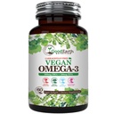 Vegen Omega 3 - Carrageenan Free Plant 基于Algal DHA/EPA - 60 Veggie Softgels - 支持大脑,心脏和产前健康 - 基本脂肪酸补充剂