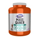 Now Foods Sports Mass Gainer蛋白粉,奶油巧克力Flavor, Pea和Whey蛋白Blend, 5.5磅.