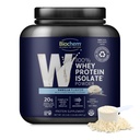 Biochem Whey蛋白蛋白孤立粉 - 香草Flavor,每服20克,来源于草药牛,非GMO,蔬菜,无人工火花或甜菜 - 支持肌肉质和性能