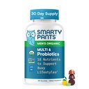SmartyPants Multivitamin for Men, 有机胶原:亲生素, CoQ10, 甲基folate, Omega 3 (ALA), 维生素D3, C, 维生素B12, B6, A, K & Zinc for Immune Support, Biotin, 120 Gummys (30天供应)