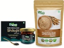 ORGANIC ZING 沙塔瓦里粉剂 - 454g & Shilajit Resin - 20g