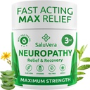 神经病 止痛 Cream - 脚、脚趾、手、腿与Aloe Vera、Arnica、MSM维生素B6和Menthol快速行动止痛药
