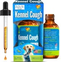 Cennel Cough 治疗狗和猫 帮助打喷嚏,喉咙刺激和过敏 – 天然狗咳嗽治疗 与 Calendula Breeds  Care – 2 oz