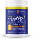 快速溶解Collagen Peptides Powder - 支持健康头发,皮肤,钉子,和联合,I型和III型,不味,41种服务,16 OZ