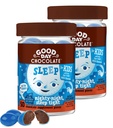 Good Day Collography Melatin for Kids [2 Pack] - 公平交易非GMO 巧克力与查莫林和Melatonin 1 mg - Todler Melatonin, Kids Natural Sleep Aid for Ages 3 and Up.