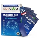 LIVEGOD 甲基蓝 – 甲基蓝 人类,记忆和焦点的大脑补充, 明亮和认知能量,诺诺氏大脑支持,美国制造,15个口服带,每个带20毫克