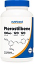 营养成本Pterostilbene 100mg, 120 Capsules - 非GMO, Gluten Free