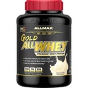 AllMAX 营养金 AllWHEY,法国香草 - 5磅 - 24克蛋白质 Per Scoop - Gluten Free, Low Carb & Low Sugar - 约71种