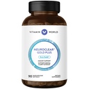 维他命世界 神经清金+90 软胶,磷酸二酰苯醚,DHA,Ginkgo Biloba,支持脑和精神焦点,快速释放,Gluten Free